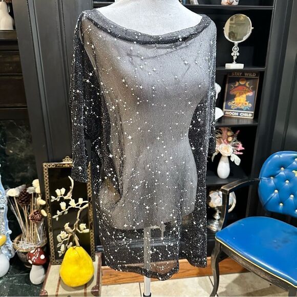 Constellation Sheer Top One Size Fits All - Picture 11 of 12